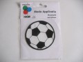 Voetbal applicatie Zwart/Wit 3.7 cm.