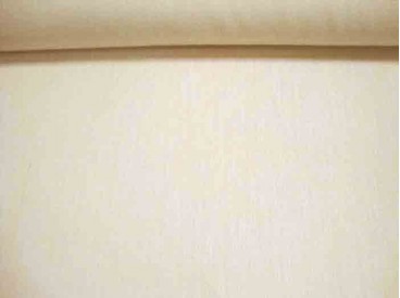 Een creme kleurige polyester met een geweven linnen struktuur. Een mooie kwaliteit  100% polyester