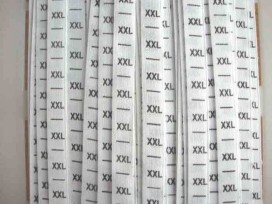 Maatlabels band maat XXL