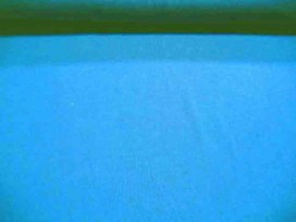 Aqua kleurige viscose tricot.  92%visc./8%el.  1.60 mtr.br  225 gr/m²