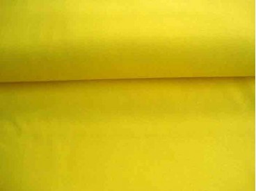 Gele canvas  100% katoen  1.45 mtr.br.  240 gr/m2.