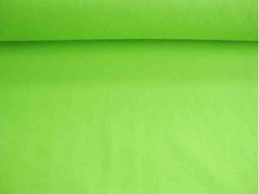 Lime kleurige canvas 100% katoen 240 gr/m2. 1.45 mtr.br.