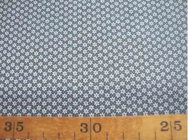 Quiltkatoen Grijs met witte mini fleur ZGW 06067-012