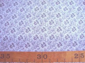 Quiltkatoen Wit met grijze mini roos ZGW 06064-002