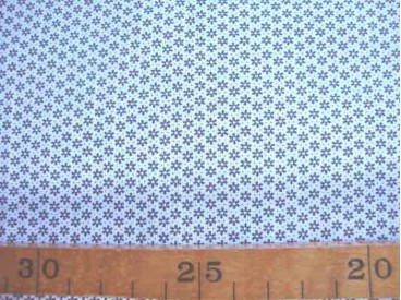 Quiltkatoen Wit met grijze mini fleur ZGW 06067-002