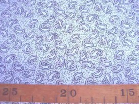 Quiltkatoen Wit met grijze mini paisley ZGW 06066-001