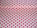 Middelstip katoen Wit/pink 5572-17N