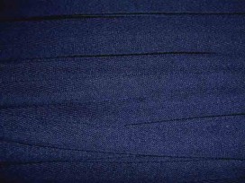 Donkerblauw keperband van 14 mm. breed. 100% polyester