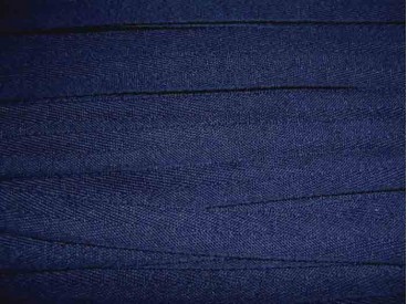 Donkerblauw keperband van 14 mm. breed. 100% polyester