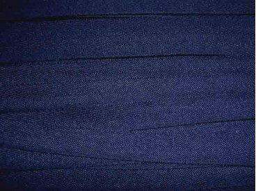 Donkerblauw keperband van 14 mm. breed. 100% polyester