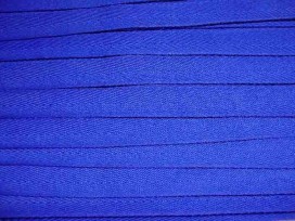 Kobalt kleurig keperband van 14 mm. breed. 100% polyester