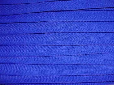 Kobalt kleurig keperband van 14 mm. breed. 100% polyester