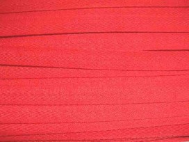 Helderrood keperband van 14 mm. breed. 100% polyester