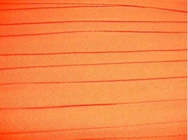 Oranje keperband van 14 mm. breed. 100% polyester