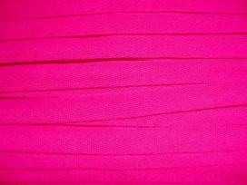 Pink keurig keperband van 14 mm. breed. 100% polyester