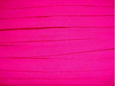 Pink keurig keperband van 14 mm. breed. 100% polyester