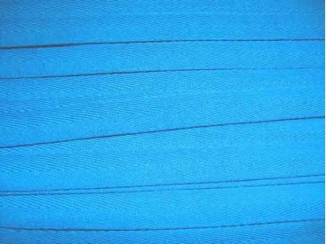 Aqua kleurig keperband van 14 mm. breed. 100% polyester