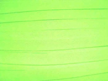 Lichtlime kleurig keperband van 14 mm. breed. 100% polyester