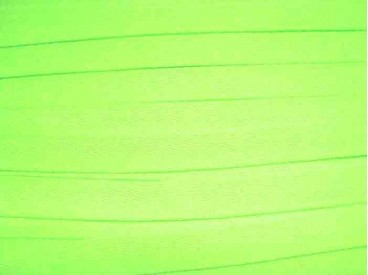 Lichtlime kleurig keperband van 14 mm. breed. 100% polyester