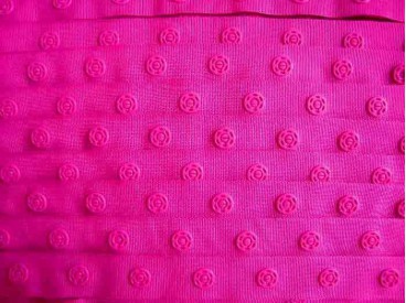Drukkertjesband Pink  18mm breed