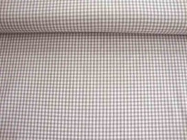 Katoen Grijze BB-ruit 4x4mm. 3085-016U