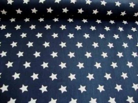 Ster katoen Donkerblauw/wit 5571-08