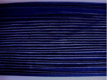 Paspelband dubbelzijdig elastisch Donkerblauw 5005-210