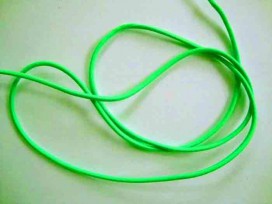 Fluor Groen koordelastiek 3mm