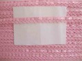 Gekleurd kant met satijnlint Roze  10mm breed
