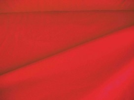 Tricot rood, een mooie kwaliteit jersey van de firma Nooteboom.  92% katoen/8% elastan  1,60 meter breed  240 gram p/m²