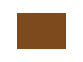 Japonrits 55 cm. chocoladebruin