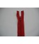 Rode deelbare fijne rits. 75 cm. lang. 