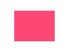 Deelbare fijne rits Pink 70 cm.