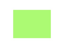 Vossestaart rits 20 cm. Limegroen