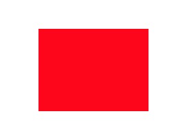 Broekrits fijn metaal 10 cm. Rood