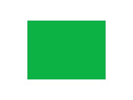 Broekrits metaal grof 14 cm. Groen