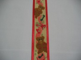 Sierband  met teddybeer 25mm