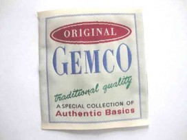 Original Gemco  opnaaibare applicatie van 10 x 11 cm.