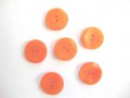 Kunststof knoop met hoekjes Oranje 20mm. 308-S11