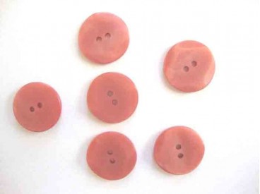 Kunststof knoop met hoekjes Oudroze 20mm. 322-S11