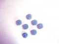 Kunststof knoop in 2 maten Glad Lichtblauw 15 mm. kk2m-1004