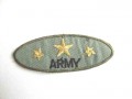 Leger applicatie Ovaal Army met 3 gouden sterren leger 22