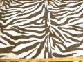 Dierenprint Velboa Zebra Bruin 4511-52N