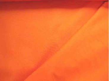 Oranje canvas  100% katoen  1.45 mtr.br.  240 gr/m2