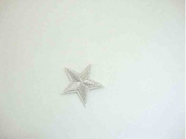 Applicatie Glitter ster Zilver GSZ