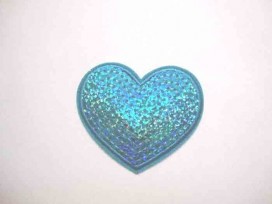 Glitter Hartje Aqua GHA