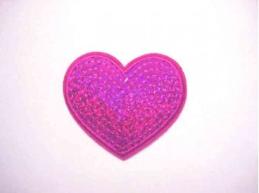 Glitter Hartje Pink GHP