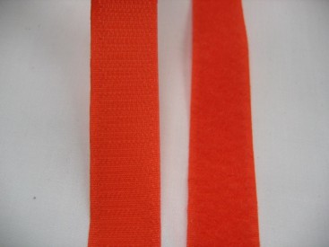Klitteband Oranje opnaaibaar  3cm breed