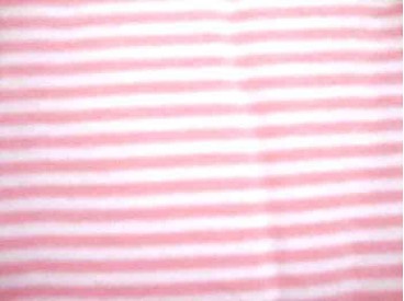 Boordstof streepjes Smal Roze/wit 986