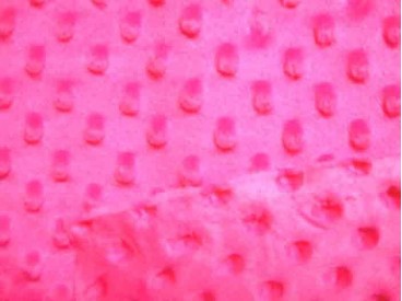 Minky nop fleece pink.